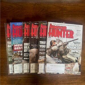 American Hunter Magazine Bundle of 6 2025 Issues NEW